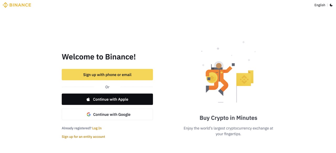 Binance Login